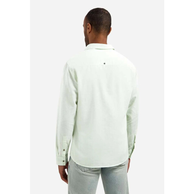 No Excess Shirt with linen seagreen 31470213SN-057 large