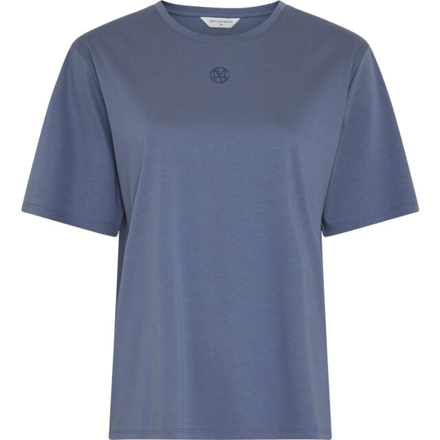 Moss Copenhagen Mschmelea icon tee 18453-v indi d denim large