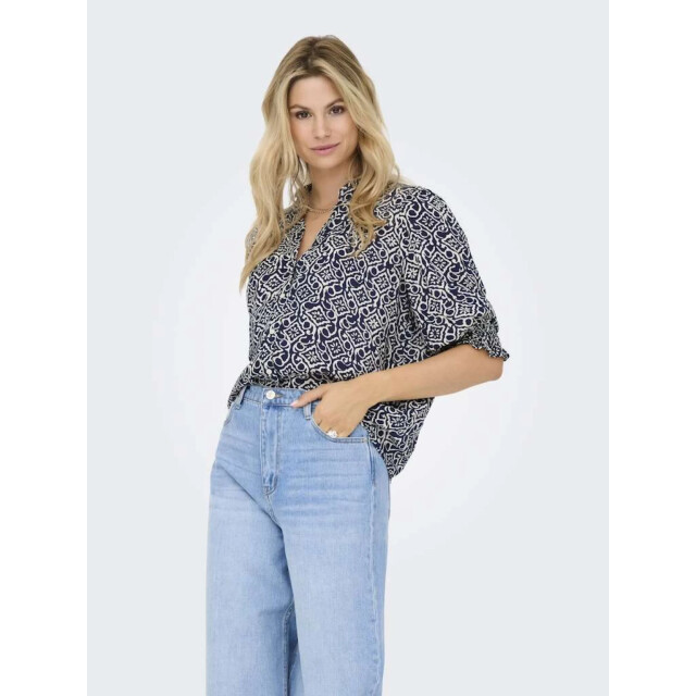 Only Onlraya 3/4 shirt wvn noos night sky/adena grap 15332997-194962009 large