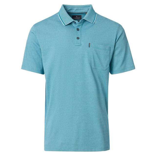 Casamoda Heren polo 993106500 397 maui blue Polo 993106500 397MauiBlue large