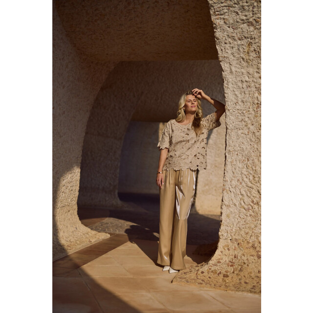 Nukus Nks01181 239 octavia top flower sand/gold NKS01181 239 large