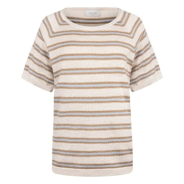 Nukus Nks03040 316 rachel pullover stripe sand/cloudy NKS03040 316 large