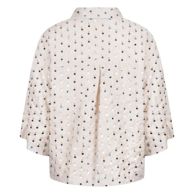 Nukus Nks02205 316 leena blouse paillet sand/cloudy NKS02205 316 large