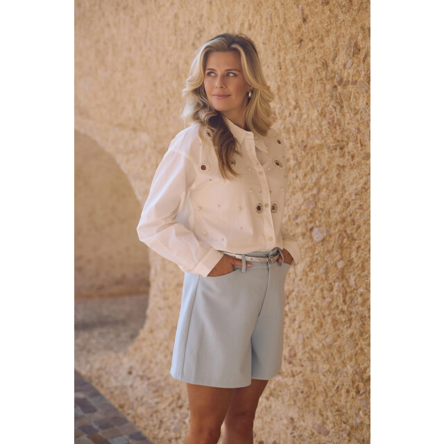 Nukus Nks02106 17 noor blouse pearl off white NKS02106 17 large