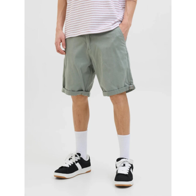 Jack & Jones 12165604 bowie solid vetiver short Vetiver/12165604 BOWIE Solid large