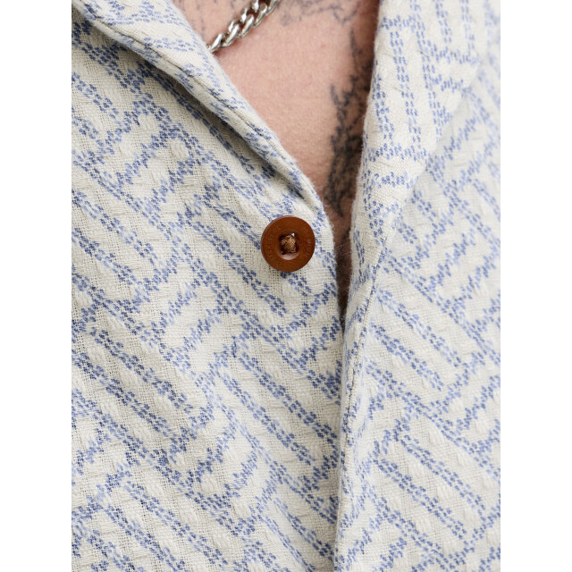 Jack & Jones jprbluwinson print dobby s/s shirt 12291956 ashley 05632.211.0010 large