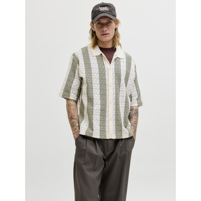 Jack & Jones jortyler knit ss polo sn 12272863 sea salt 05311.315.0005 large