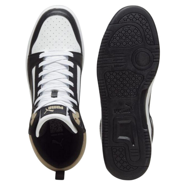 Puma Heren rebound v6 leren trainers UTPP7006_whiteblack large