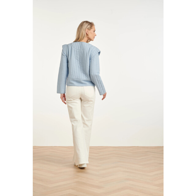 Smashed Lemon Gevoerde jasje met structuur en knoopsluiting | 8718679020176 large