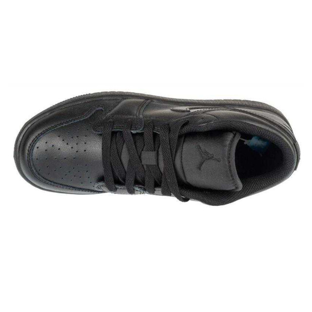 Nike Kinder/jonge kinderen air jordan 1 leather low trainers UTPP12161_black large