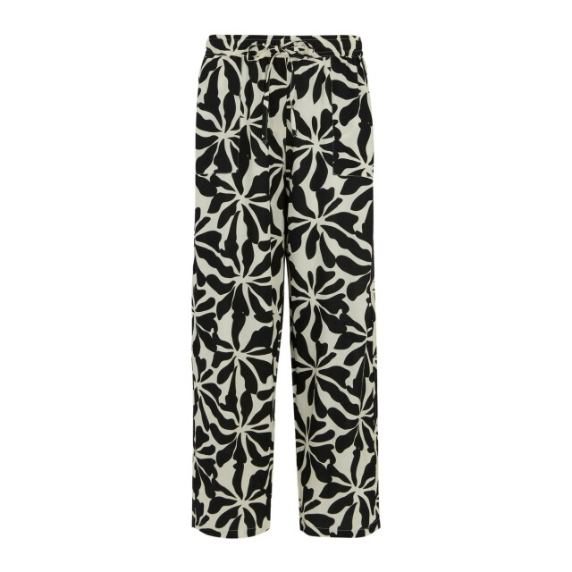 Regatta Dames elbrie abstract bloemen broek UTRG12884_whiteblack large