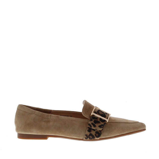Di Lauro Diomira spits gespband | maat: | kleur: | dames loafers | materiaal: suède 111084 large