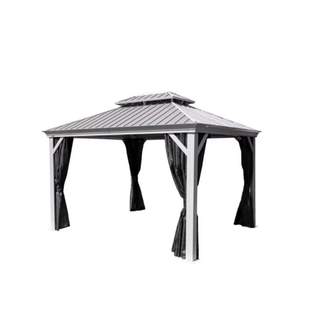 Sojag Paviljoen pergola messina 298x363 cm champagnekleurig 3241963 large