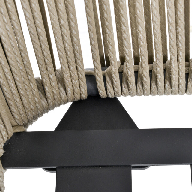 4goodz 3-delige loungeset rotan 2 stoelen en tafel met zit- en rugkussens - 3538068 large