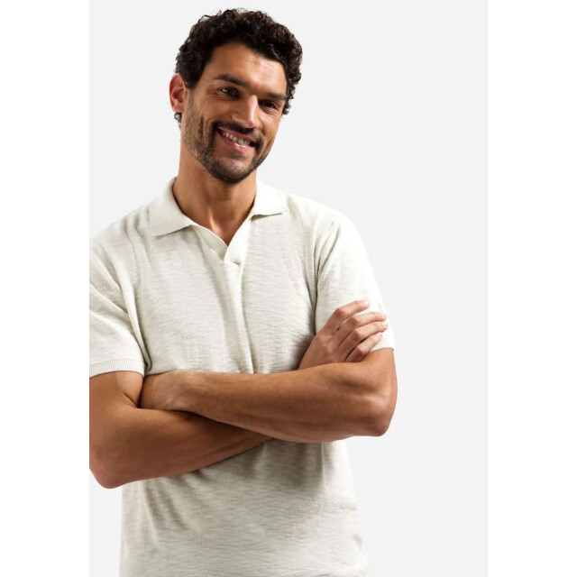 No Excess Pullover short sleeve v-polo slub kit 31240266SN-013 large