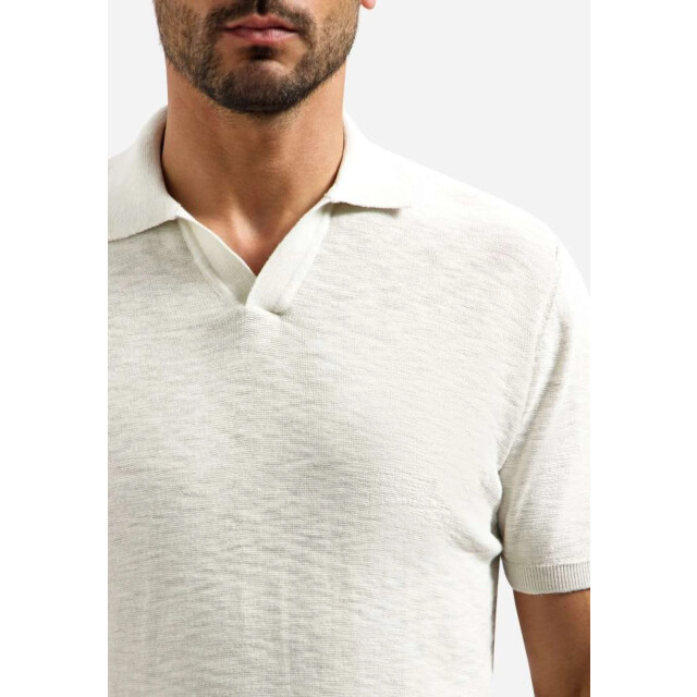 No Excess Pullover short sleeve v-polo slub kit 31240266SN-013 large