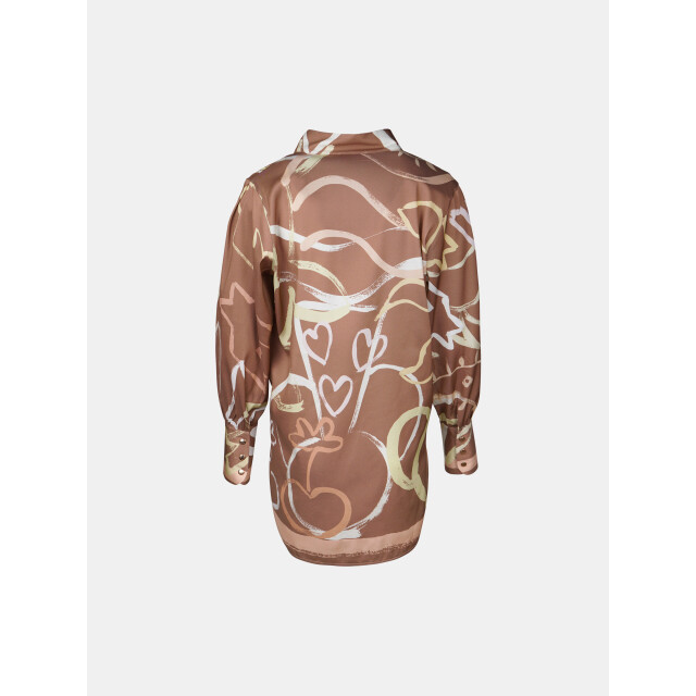 Mucho Gusto ® blouse aachen geverfde patchwork MUCHO GUSTO® Blouse Aachen Geverfde Patchwork large