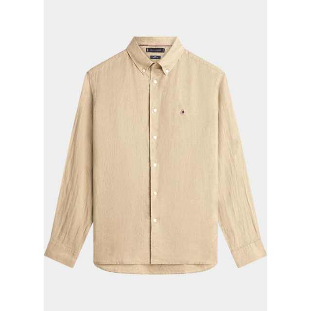 Tommy Hilfiger Casual hemd lange mouw pigment dyed li solid rf shir mw0mw41530/rbt 204796 large