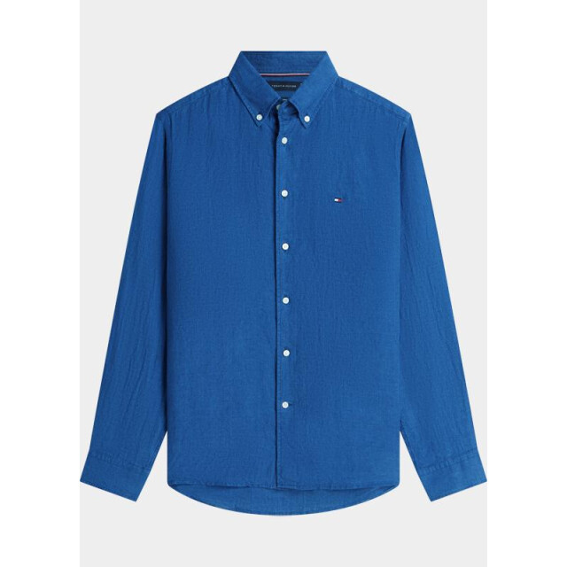 Tommy Hilfiger Casual hemd lange mouw pigment dyed li solid rf shir mw0mw41530/c3i 204795 large