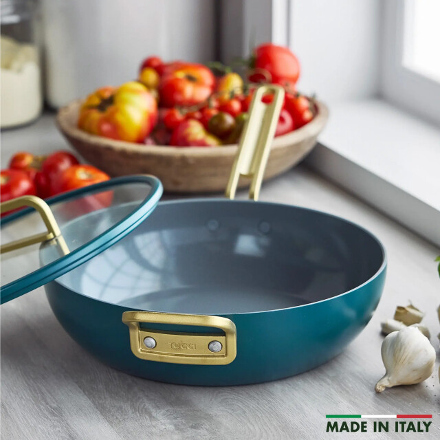 Greenpan Stanley tucci™ keramische anti-aanbak hapjespan 29cm 4,5 liter liter stanley pan | venetiaans teal CC008980-004 large