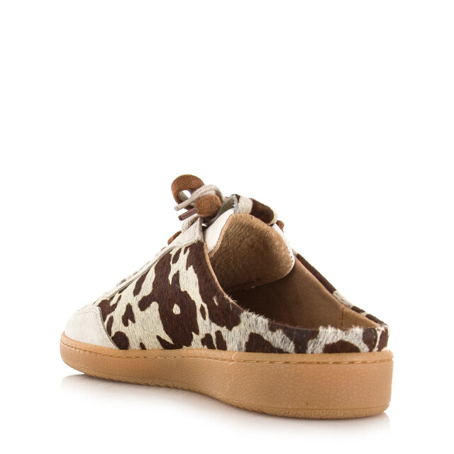 DWRS Label Dwrs nome cow hair on sand/off white lage sneakers dames B11850-02 8358 large
