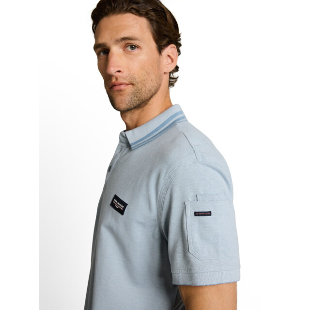 Tom Tailor Detail polo licht 5369.31.0016 large