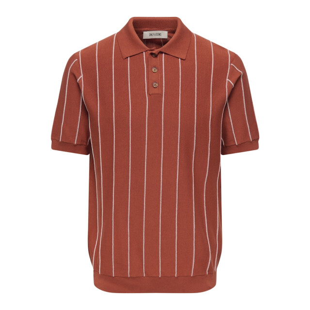 Only & Sons Onssaim reg 12 stripe ss polo knit dessin 5369.18.0001 large