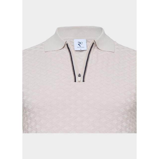 R2 Amsterdam Polo korte mouw zipper polo short sleeve cott 132.polo.018/045 203682 large