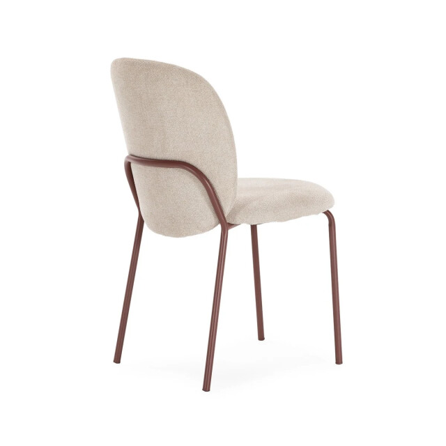 CaliCosy Stoelen set van 4 in stoffen met metalen poten, h85 cm noa 3539355 large