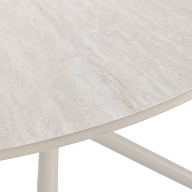 CaliCosy Salontafel met travertijnlook Ø80 cm ysia 3539094 large