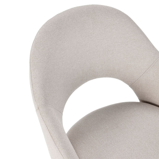 CaliCosy Stoelen set van 2 in stoffen met metalen poten, h84 cm lila 3539156 large