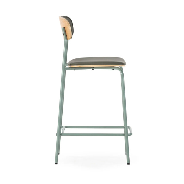 CaliCosy Barkrukken set van 2 in kunstleer met metalen poten, h95 cm tess 3539116 large