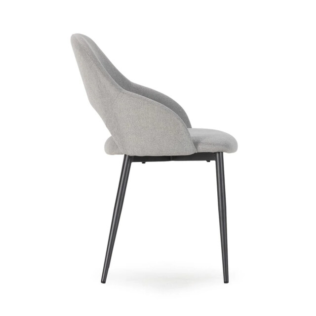 CaliCosy Stoelen set van 2 in stoffen met metalen poten, h84 cm lila 3539155 large