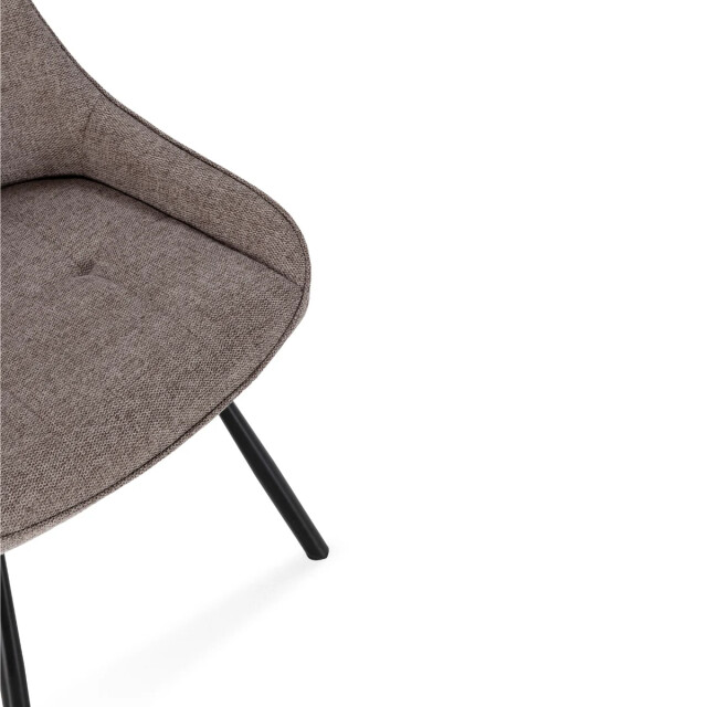 CaliCosy Stoelen set van 4 in stof met metalen poten, h85 cm nory 3539165 large