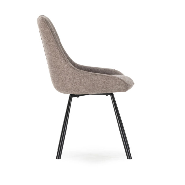 CaliCosy Stoelen set van 4 in stof met metalen poten, h85 cm nory 3539165 large