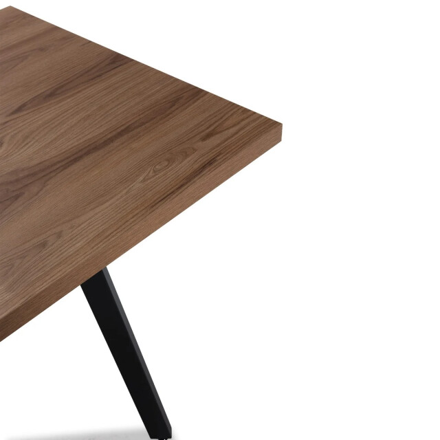 CaliCosy Tafel uitschuifbare van 138 tot 178 cm, donker eiken irma 3539080 large