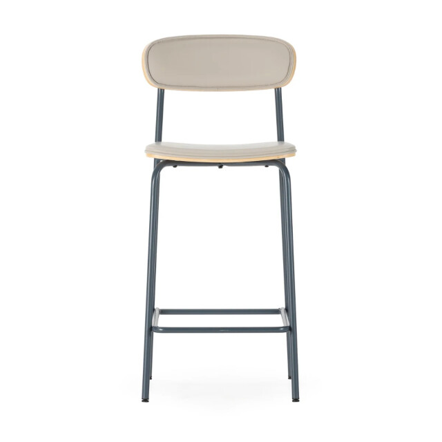 CaliCosy Barkrukken set van 2 in kunstleer met metalen poten, h95 cm tess 3539102 large