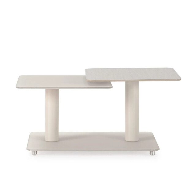 CaliCosy Salontafel met vierkante glazen bladen l114 cm kaya 3539091 large