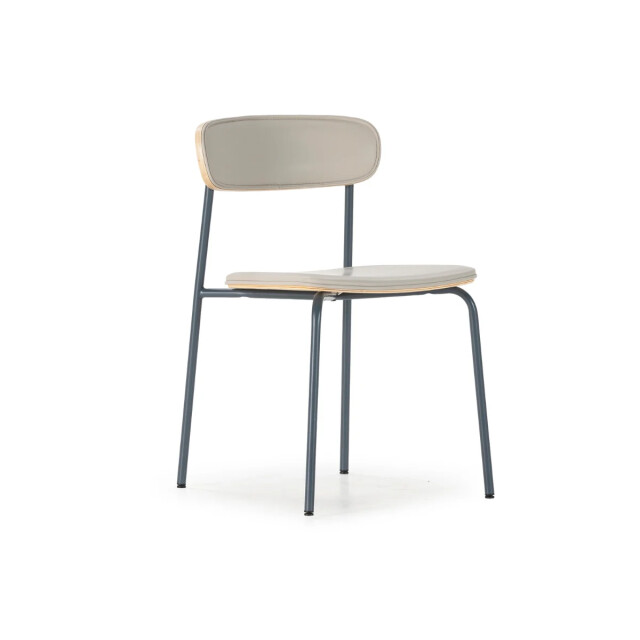 CaliCosy Stoelen set van 2 in kunstleer met metalen poten, h78 cm aya 3539100 large