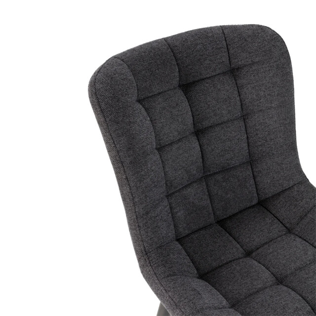 CaliCosy Stoelen set van 4 in gewatteerde stof met metalen poten h85 cm maË 3539279 large