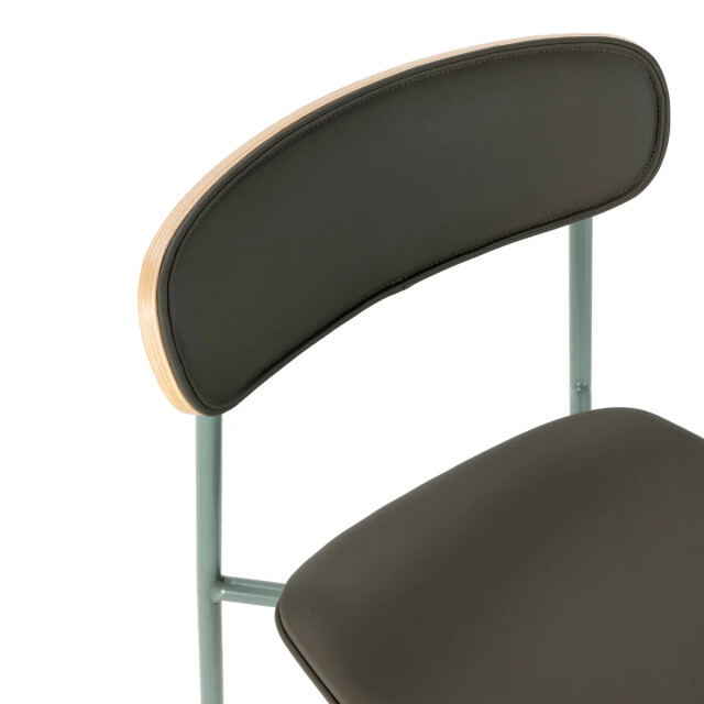 CaliCosy Barkrukken set van 2 in kunstleer met metalen poten, h95 cm tess 3539116 large