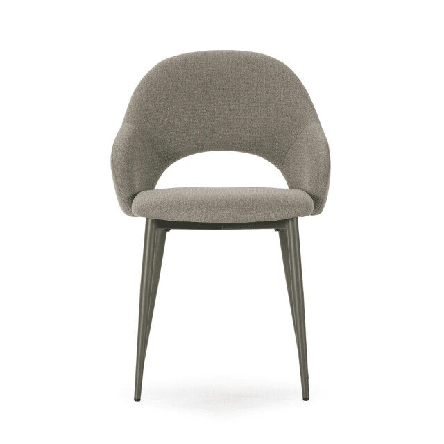 CaliCosy Stoelen set van 2 in stoffen met metalen poten, h84 cm lila 3539154 large