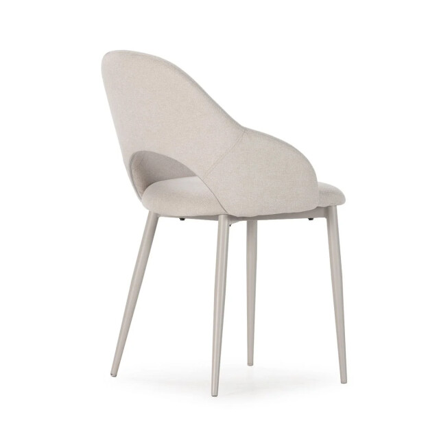 CaliCosy Stoelen set van 2 in stoffen met metalen poten, h84 cm lila 3539156 large