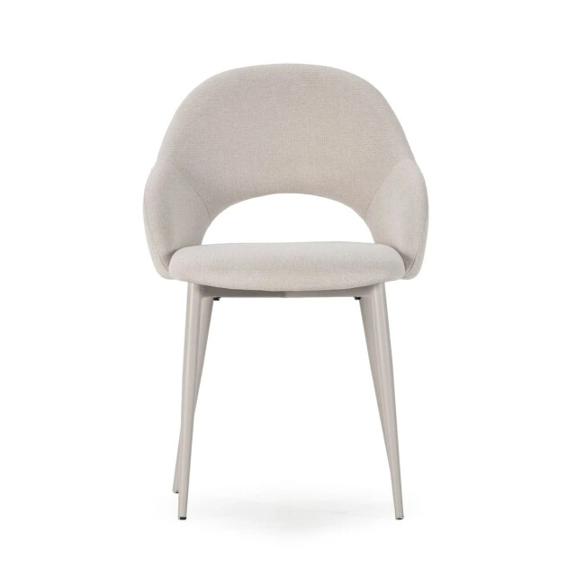 CaliCosy Stoelen set van 2 in stoffen met metalen poten, h84 cm lila 3539156 large