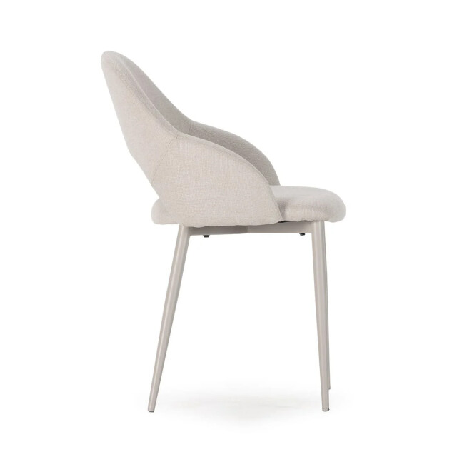 CaliCosy Stoelen set van 2 in stoffen met metalen poten, h84 cm lila 3539156 large