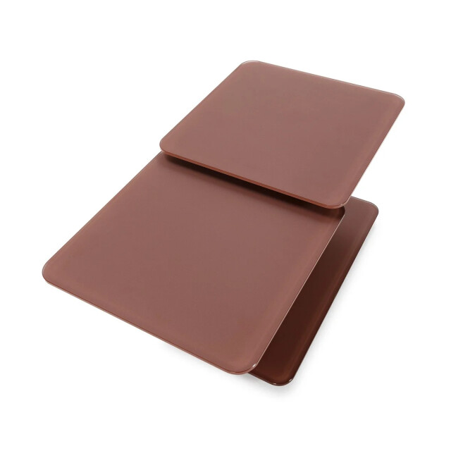 CaliCosy Salontafel met vierkante glazen bladen l114 cm kaya 3539093 large