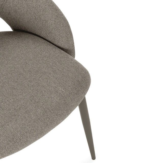 CaliCosy Stoelen set van 2 in stoffen met metalen poten, h84 cm lila 3539154 large