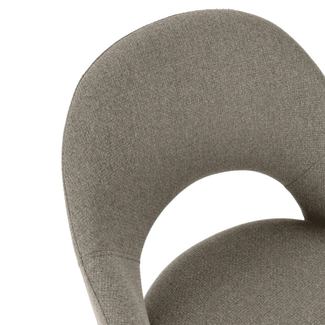 CaliCosy Stoelen set van 2 in stoffen met metalen poten, h84 cm lila 3539154 large