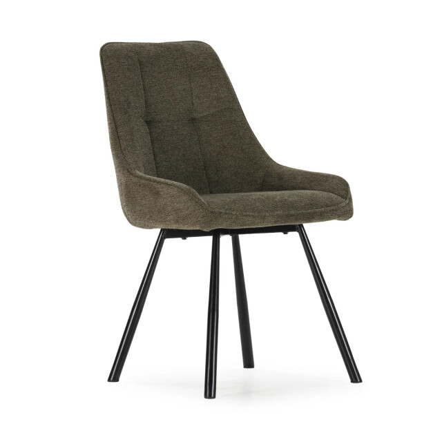 CaliCosy Stoelen set van 4 in stof met metalen poten, h85 cm nory 3539169 large