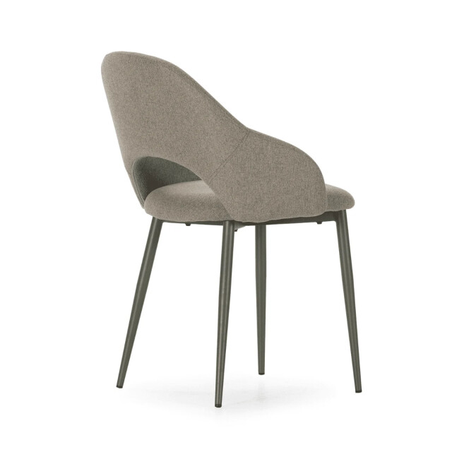 CaliCosy Stoelen set van 2 in stoffen met metalen poten, h84 cm lila 3539154 large